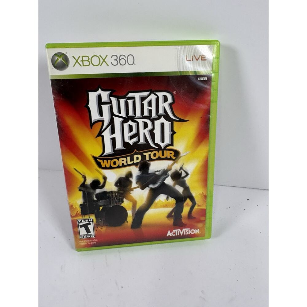 Guitar Hero World Tour Xbox 360 Empty Case Replacement OEM